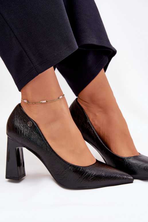 Augstpapēžu kurpes Vinceza 62252 Melns Augstpapēžu kurpes Vinceza 62252 Melns