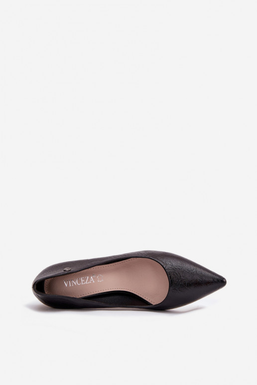 Augstpapēžu kurpes Vinceza 62252 Melns Augstpapēžu kurpes Vinceza 62252 Melns