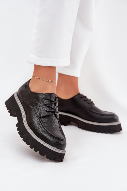 apavi sieviešu mokasīni  Big Star NN274052 Melns apavi sieviešu mokasīni  Big Star NN274052 Melns