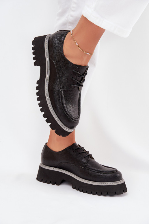 apavi sieviešu mokasīni  Big Star NN274052 Melns apavi sieviešu mokasīni  Big Star NN274052 Melns