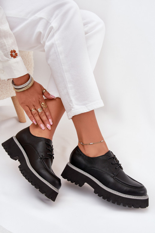 apavi sieviešu mokasīni  Big Star NN274052 Melns apavi sieviešu mokasīni  Big Star NN274052 Melns