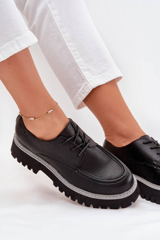 apavi sieviešu mokasīni  Big Star NN274052 Melns apavi sieviešu mokasīni  Big Star NN274052 Melns