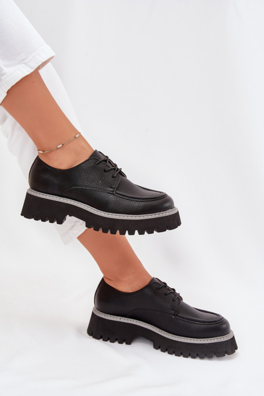 apavi sieviešu mokasīni  Big Star NN274052 Melns apavi sieviešu mokasīni  Big Star NN274052 Melns