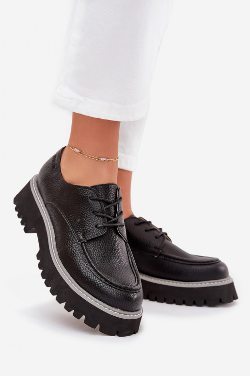 apavi sieviešu mokasīni  Big Star NN274052 Melns apavi sieviešu mokasīni  Big Star NN274052 Melns