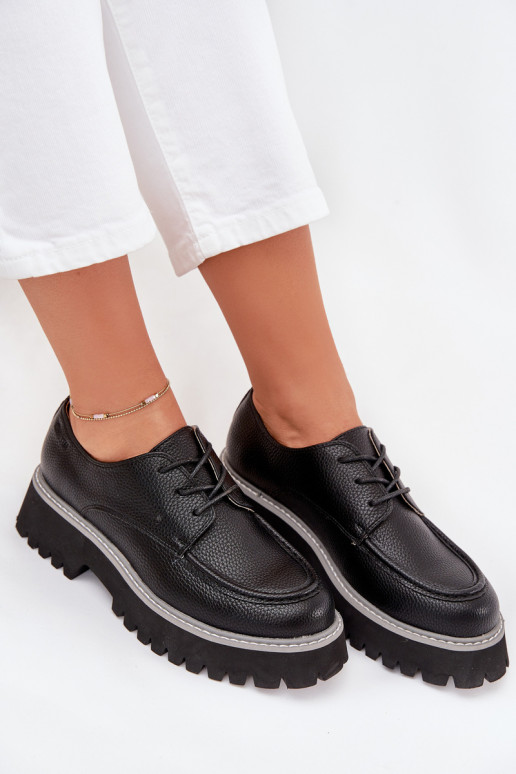 apavi sieviešu mokasīni  Big Star NN274052 Melns apavi sieviešu mokasīni  Big Star NN274052 Melns