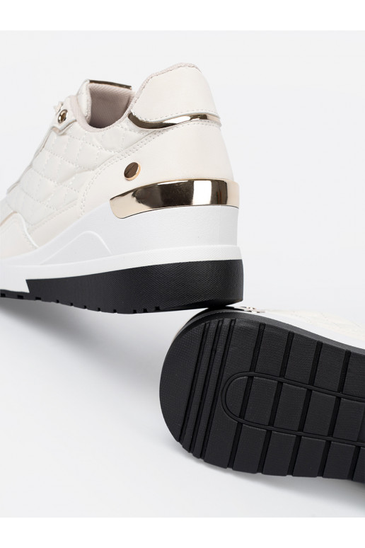 smilšu krāsas Sporta apavi z połyskującymi mi akcentami