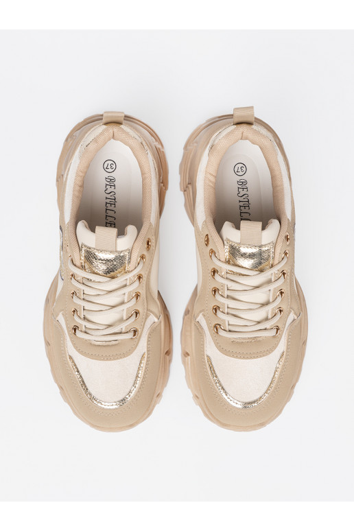 smilšu krāsas Sporta apavi z ozdobnym m m