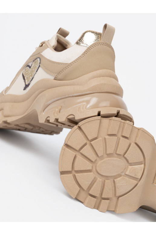 smilšu krāsas Sporta apavi z ozdobnym m m