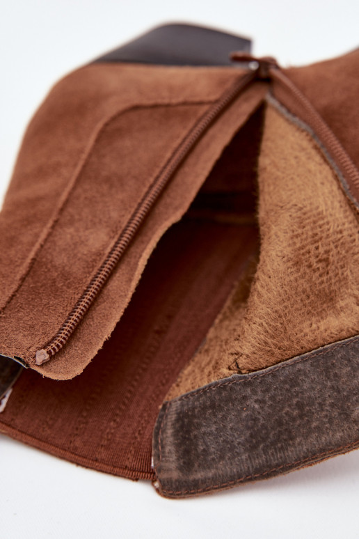 zamšādas Sieviešu puszābaki brūnas krāsas Arelia