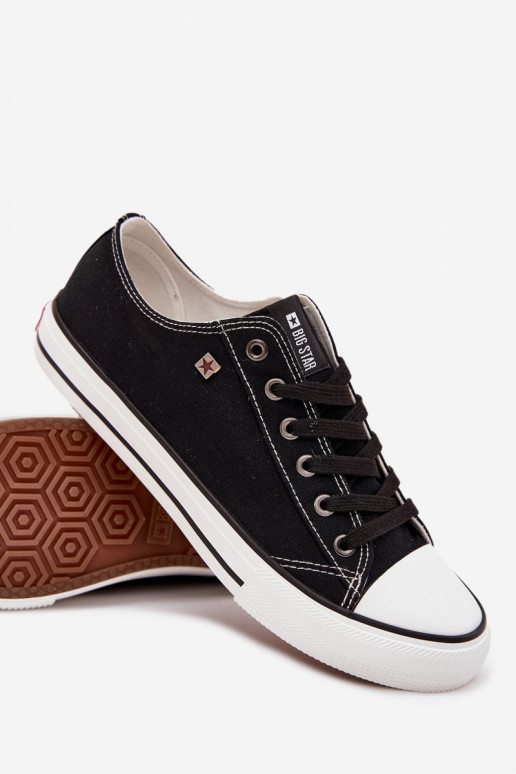 Vīriešu brīvā laika apavi  Auduma Big Star DD174504 Melns