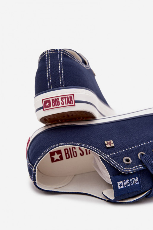 Vīriešu brīvā laika apavi  Auduma Big Star DD174503 tumši zilas krāsas