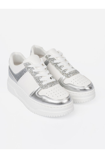 Baltas  Sporta apavi z połyskującymi detalami 2