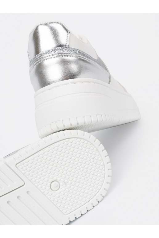 Baltas  Sporta apavi z połyskującymi detalami