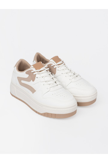 Baltas  Sporta apavi ar platformu 2