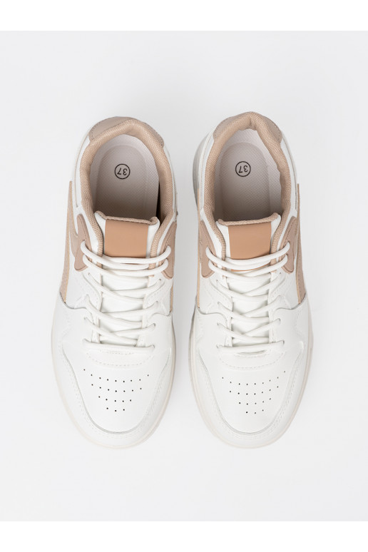 Baltas  Sporta apavi ar platformu