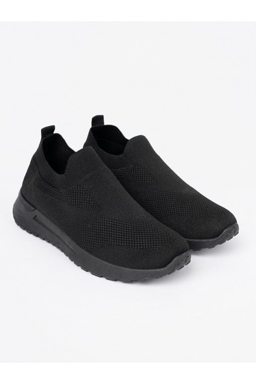 Sporta stila apavi typu slip-on melna krāsam kolorze