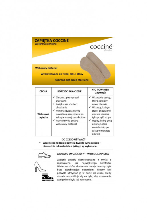 Coccine papēža aizsarglīdzekļi