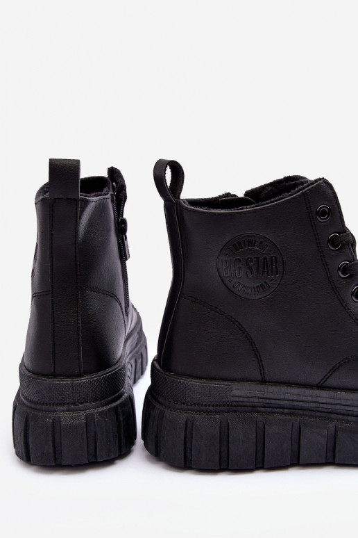 siltināti   brīvā laika apavi  Big Star MM274625 Melns