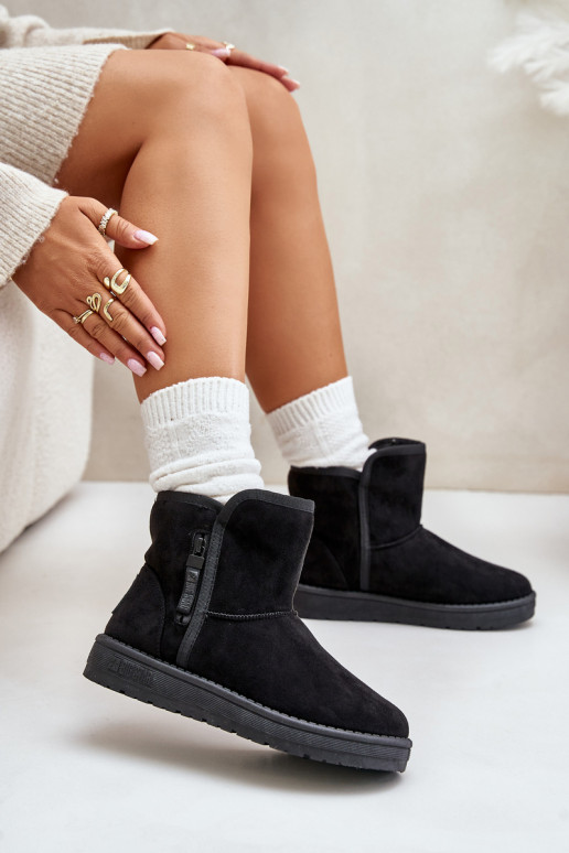 sniega apavi  Big Star OO274A163 Melns sniega apavi  Big Star OO274A163 Melns