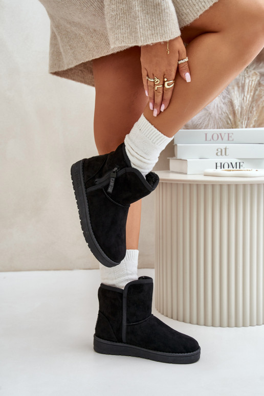 sniega apavi  Big Star OO274A163 Melns sniega apavi  Big Star OO274A163 Melns