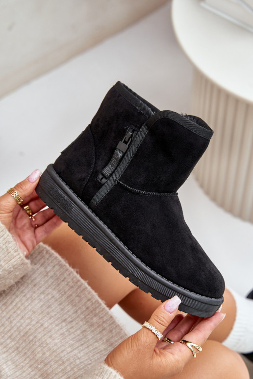 sniega apavi  Big Star OO274A163 Melns sniega apavi  Big Star OO274A163 Melns