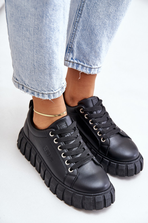 siltināti  modeļa apavi  Big Star MM274617 Melns