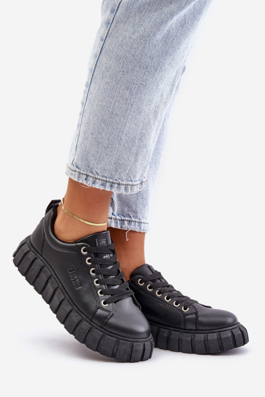 siltināti  modeļa apavi  Big Star MM274617 Melns