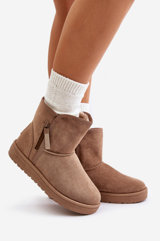 sniega apavi  Big Star OO274A165 smilšu krāsas sniega apavi  Big Star OO274A165 smilšu krāsas