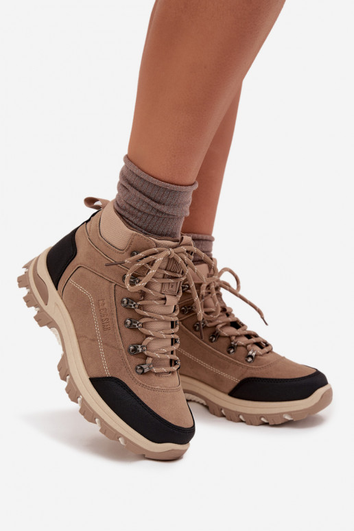 pārgājienu zābaki  Big Star SS274095 smilšu krāsas