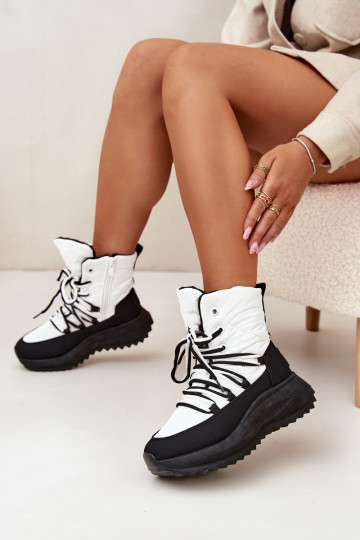 sniega apavi   Big Star SS274060 Baltas-Melns