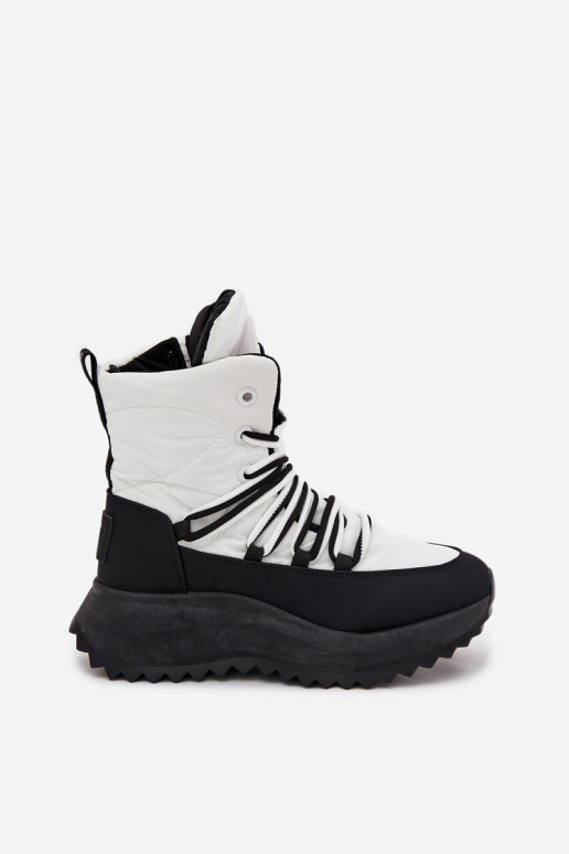 sniega apavi   Big Star SS274060 Baltas-Melns sniega apavi   Big Star SS274060 Baltas-Melns