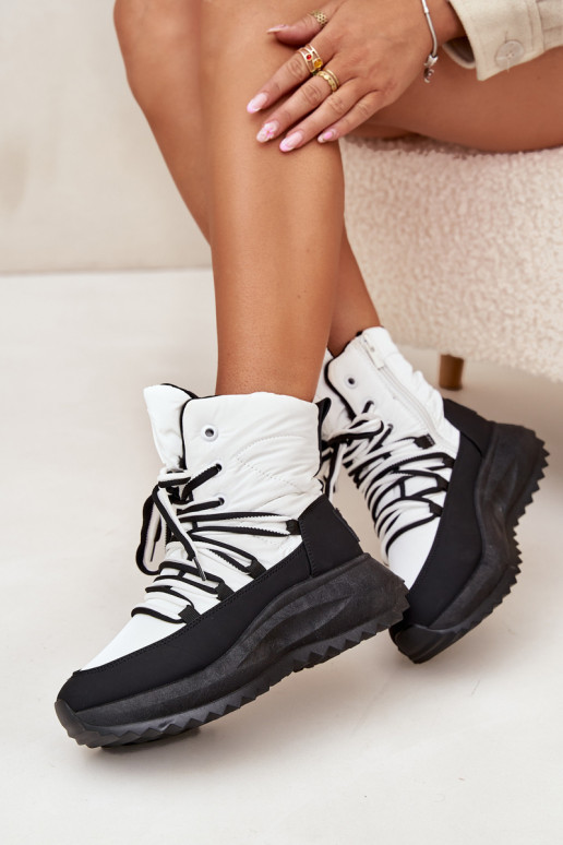 sniega apavi   Big Star SS274060 Baltas-Melns sniega apavi   Big Star SS274060 Baltas-Melns