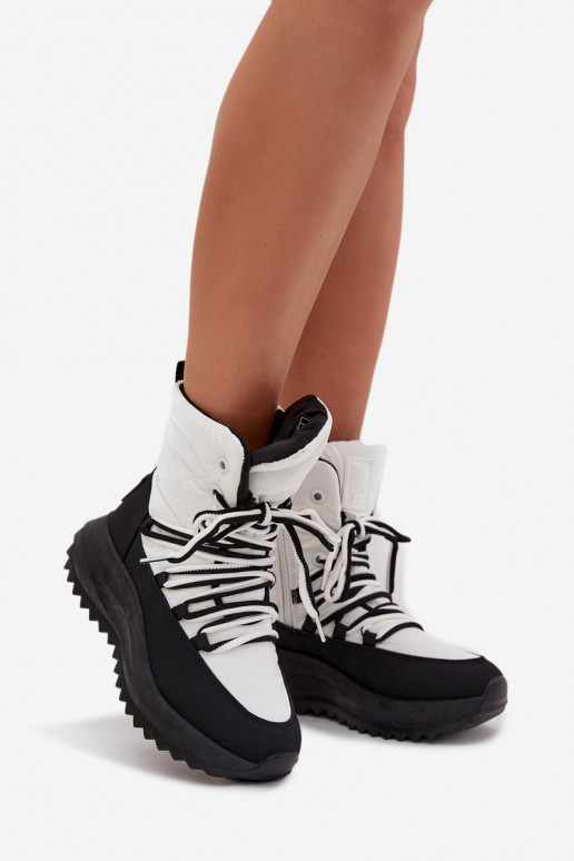 sniega apavi   Big Star SS274060 Baltas-Melns sniega apavi   Big Star SS274060 Baltas-Melns