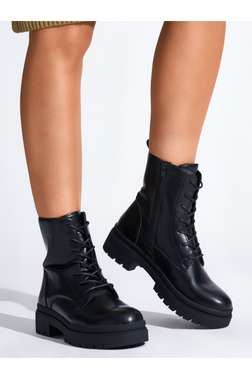 Melns  sieviešu zābaki