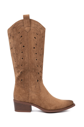 garie zābaki przed kolano brūnas krāsas