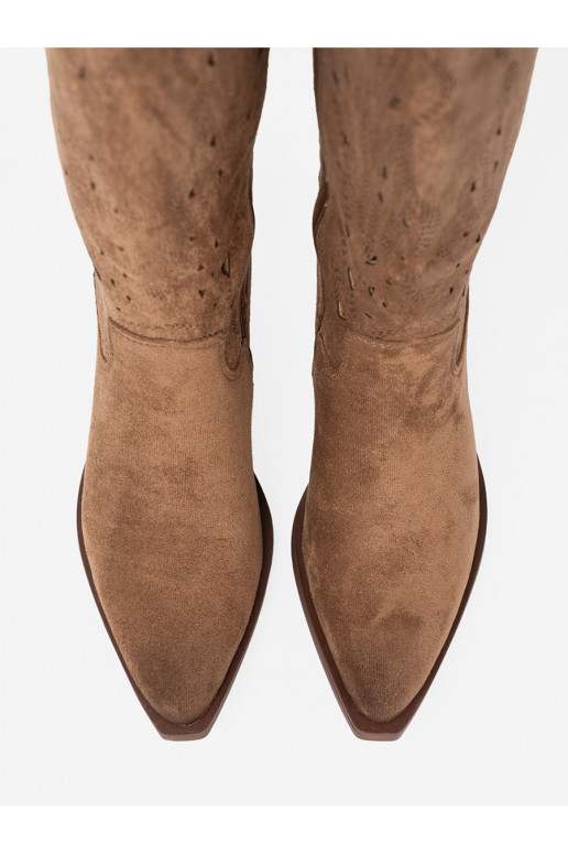 garie zābaki przed kolano brūnas krāsas 