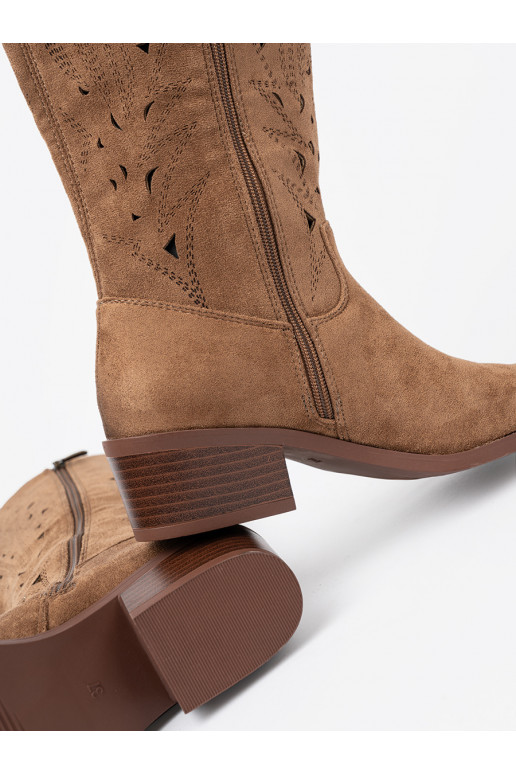 garie zābaki przed kolano brūnas krāsas 