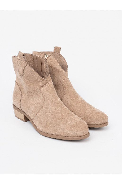 smilšu krāsas zābaki  