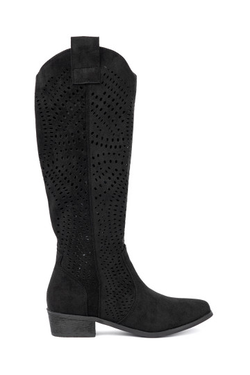 Melns  garie zābaki stylu kowbojek