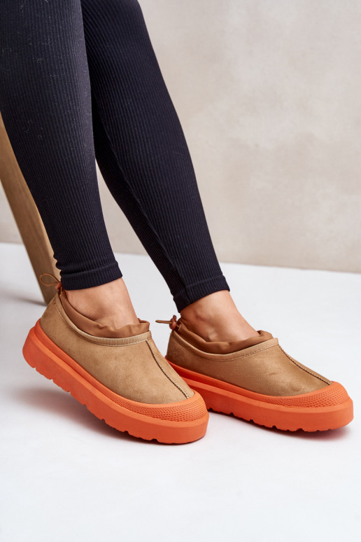 sniega apavi  ar platformu  brūnas krāsas Izamine sniega apavi  ar platformu  brūnas krāsas Izamine