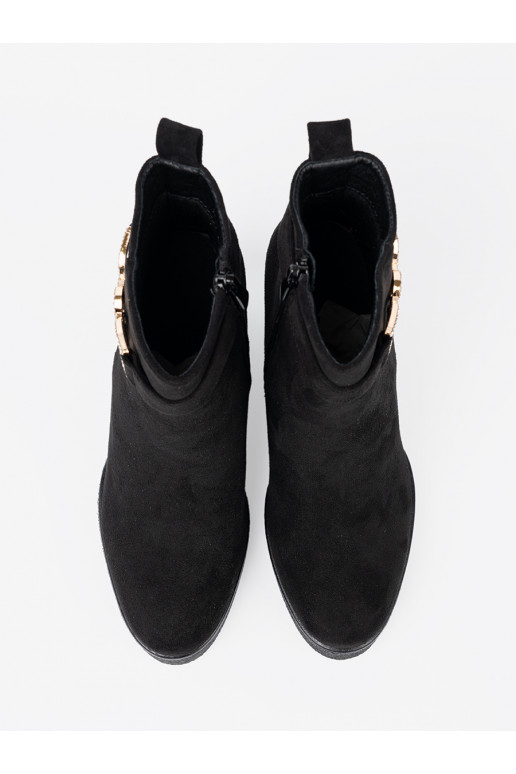 zamšādas zābaki Melnas krāsas 