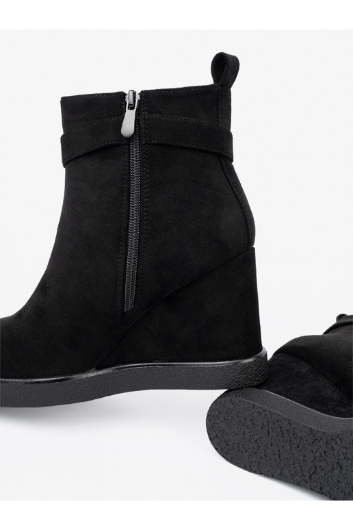 zamšādas zābaki Melnas krāsas 