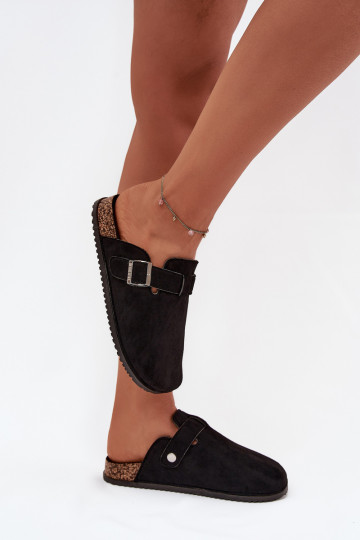 Čības    Sudraba krāsas ar sprādzēm Big Star SS274736 Melns