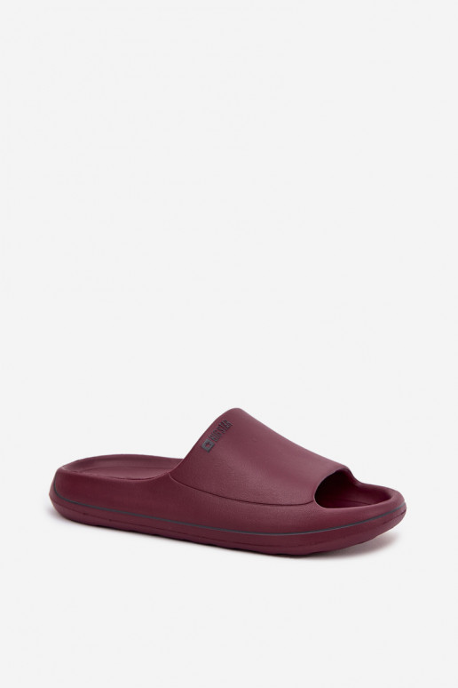 sieviešu čības Big Star SS274422 bordo krāsas  sieviešu čības Big Star SS274422 bordo krāsas
