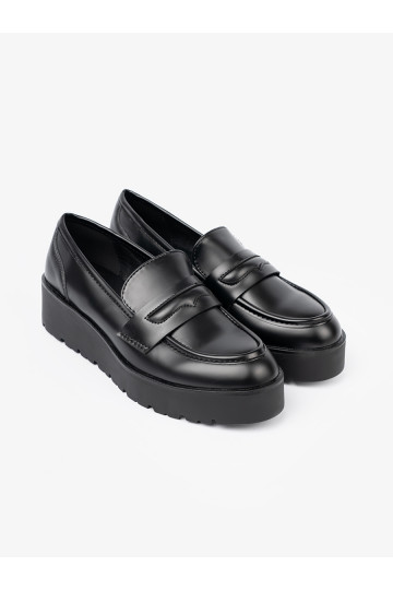 Eleganta stila Melnas krāsas mokasīni  2