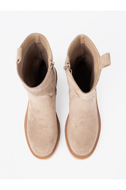 Minimalistyczne zābaki  z miękkiego zamszu