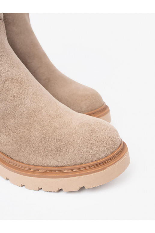 Minimalistyczne zābaki  z miękkiego zamszu