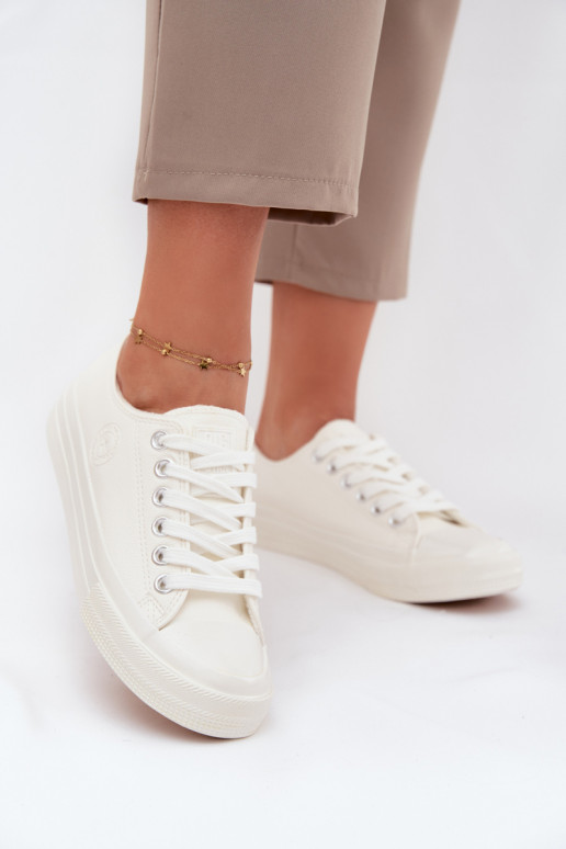 siltināti  sieviešu puszābaki Big Star OO274927 baltas krāsas