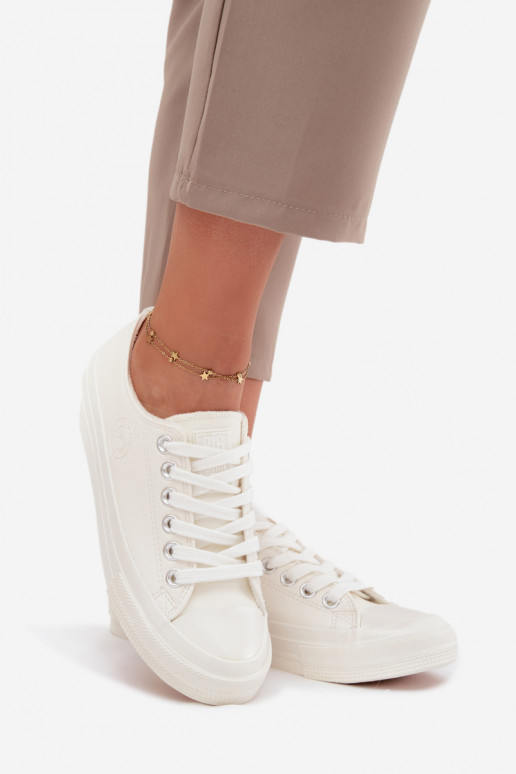 siltināti  sieviešu puszābaki Big Star OO274927 baltas krāsas