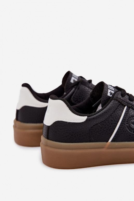 Bērnu melnas krāsas sneakers stila kurpes Big Star SS374025